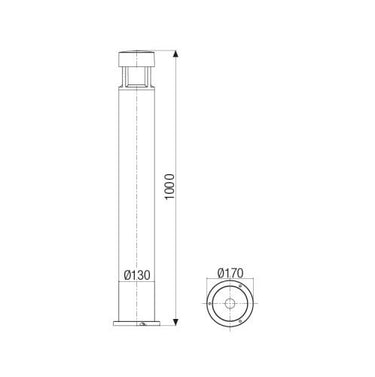 Greta Mini Led 15W 4000°K H. 100Cm